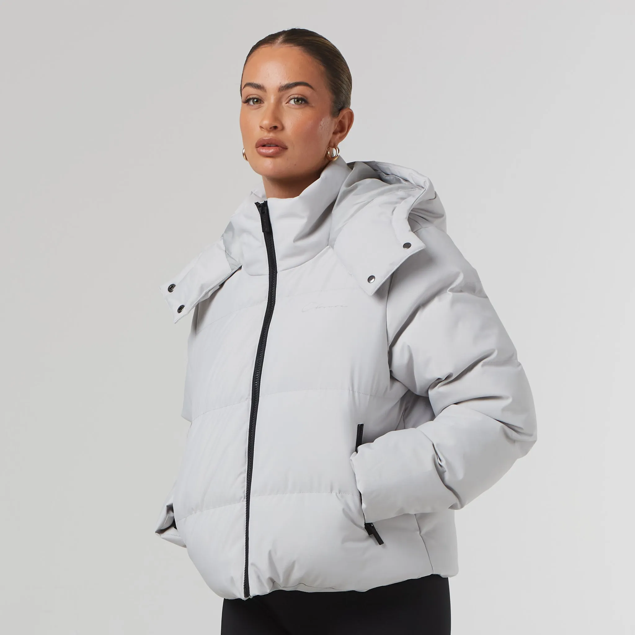 Storm Cuff Puffer | Dark Stone