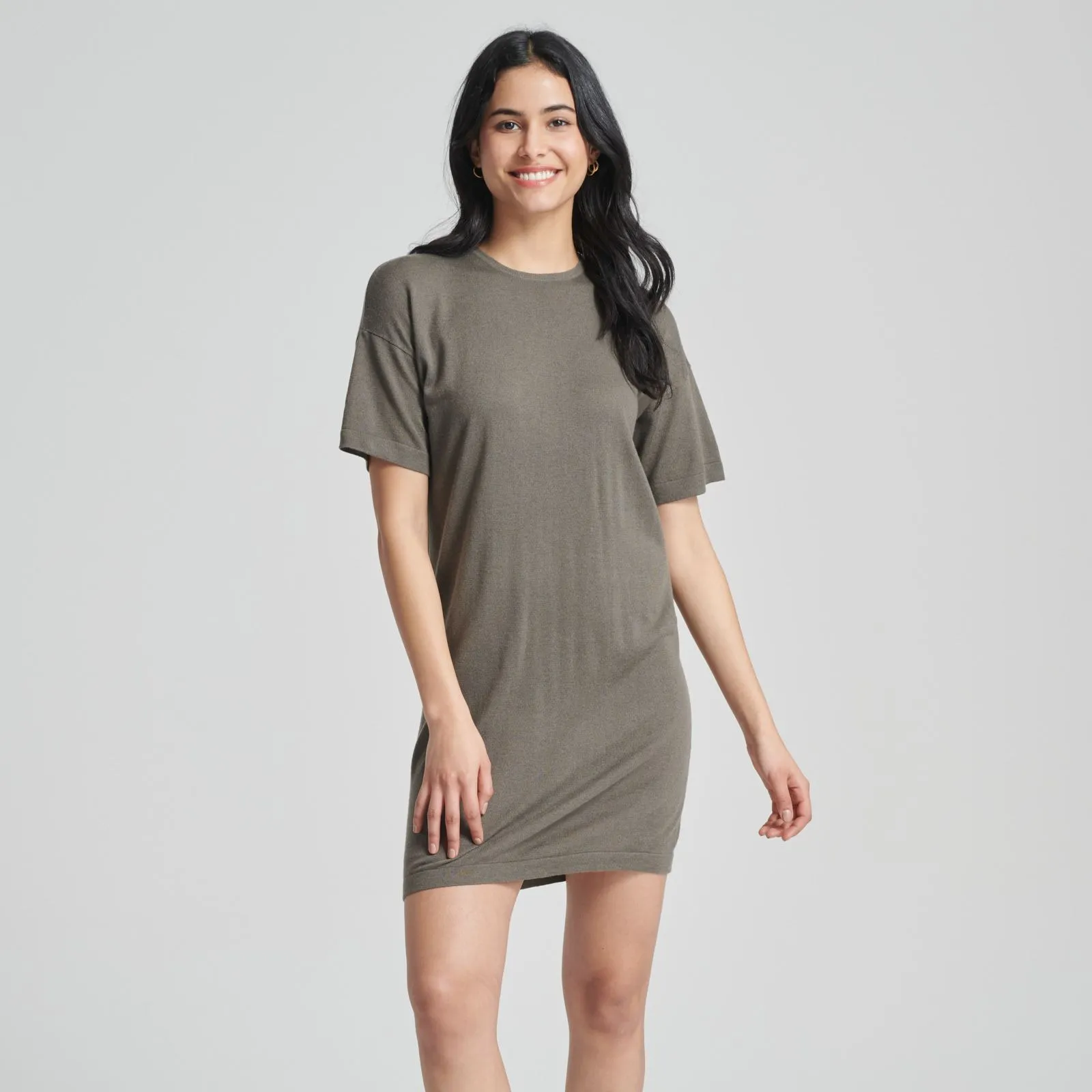 Summer Silk Everyday Shirt Dress