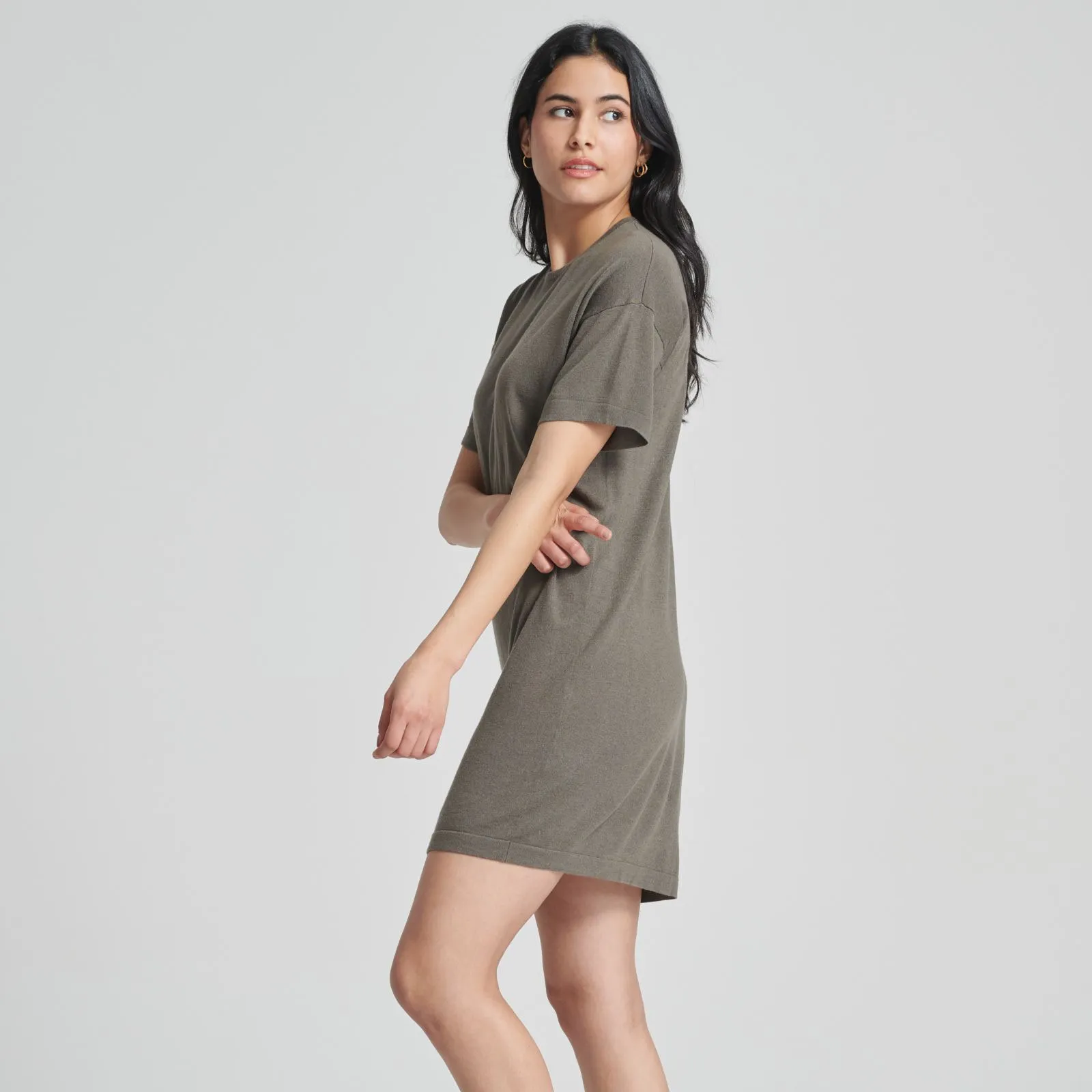 Summer Silk Everyday Shirt Dress