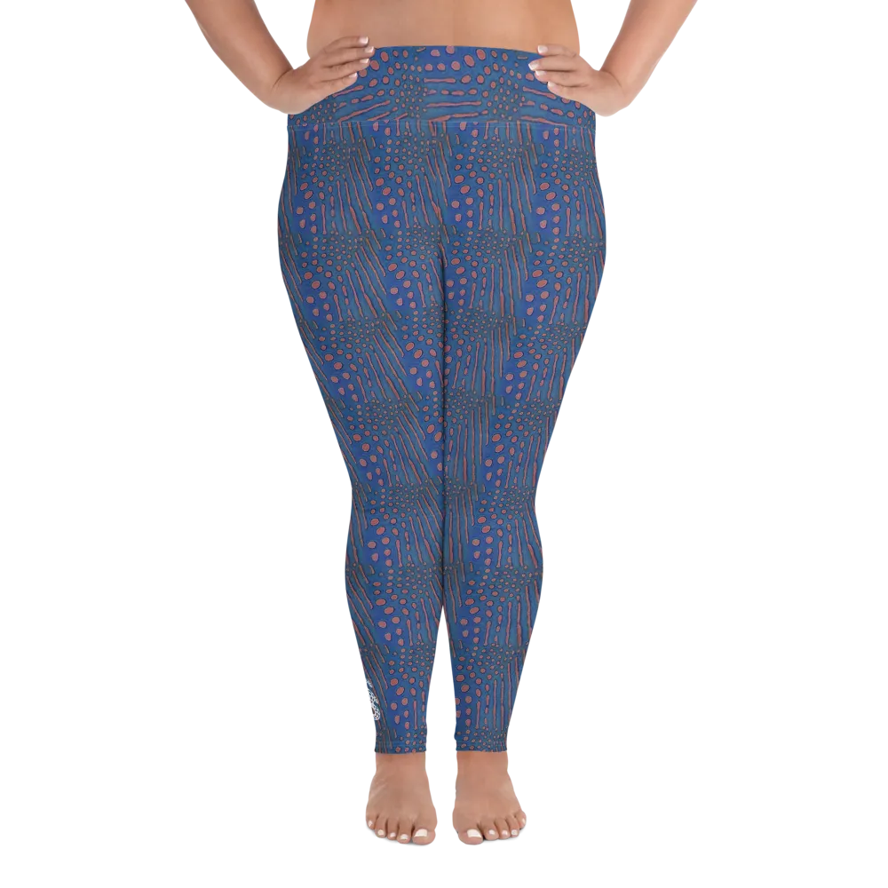 Sunrise Puffer Plus Size Leggings (Warehouse)