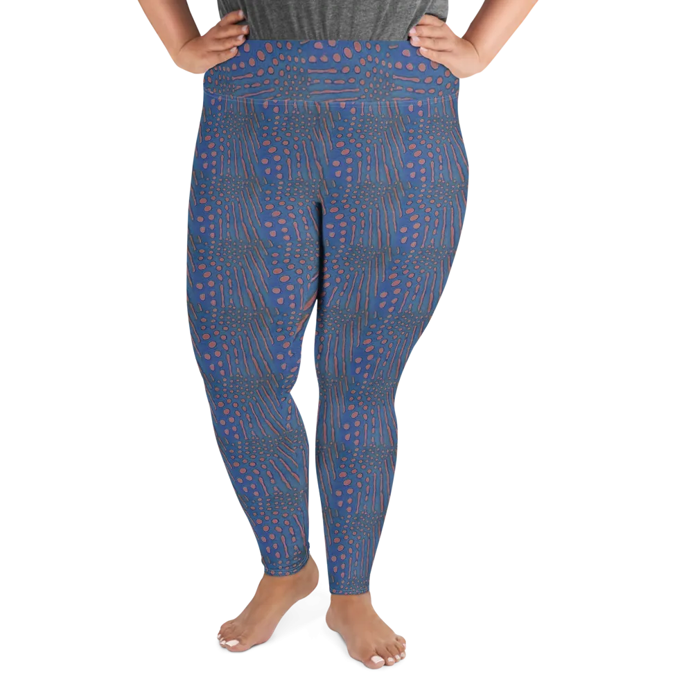 Sunrise Puffer Plus Size Leggings (Warehouse)