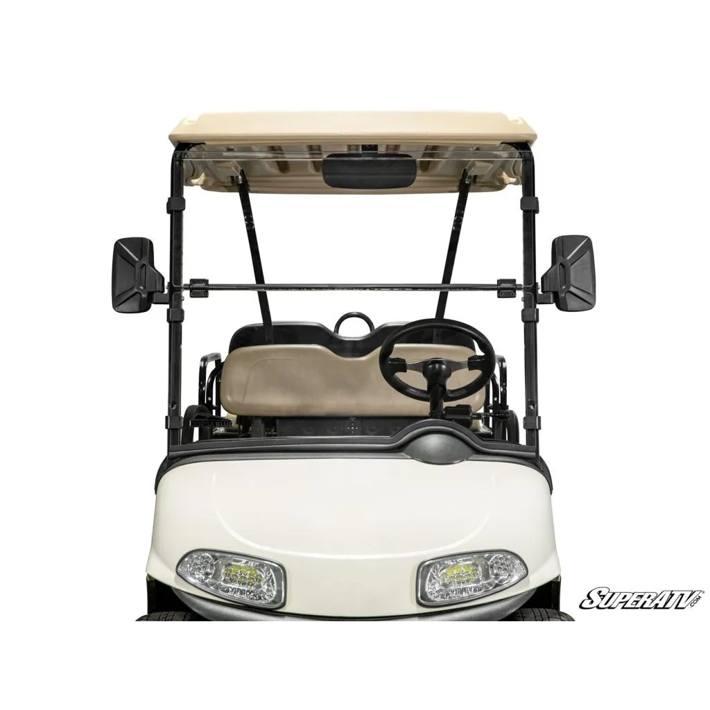 SuperATV Corsa Blue E-Z-GO RXV Flip Down Windshield