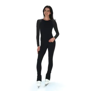 T24002 Figure Skating Mesh Back Top