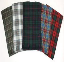 Tartan Scarves, Lightweight Wool (7-8 oz)