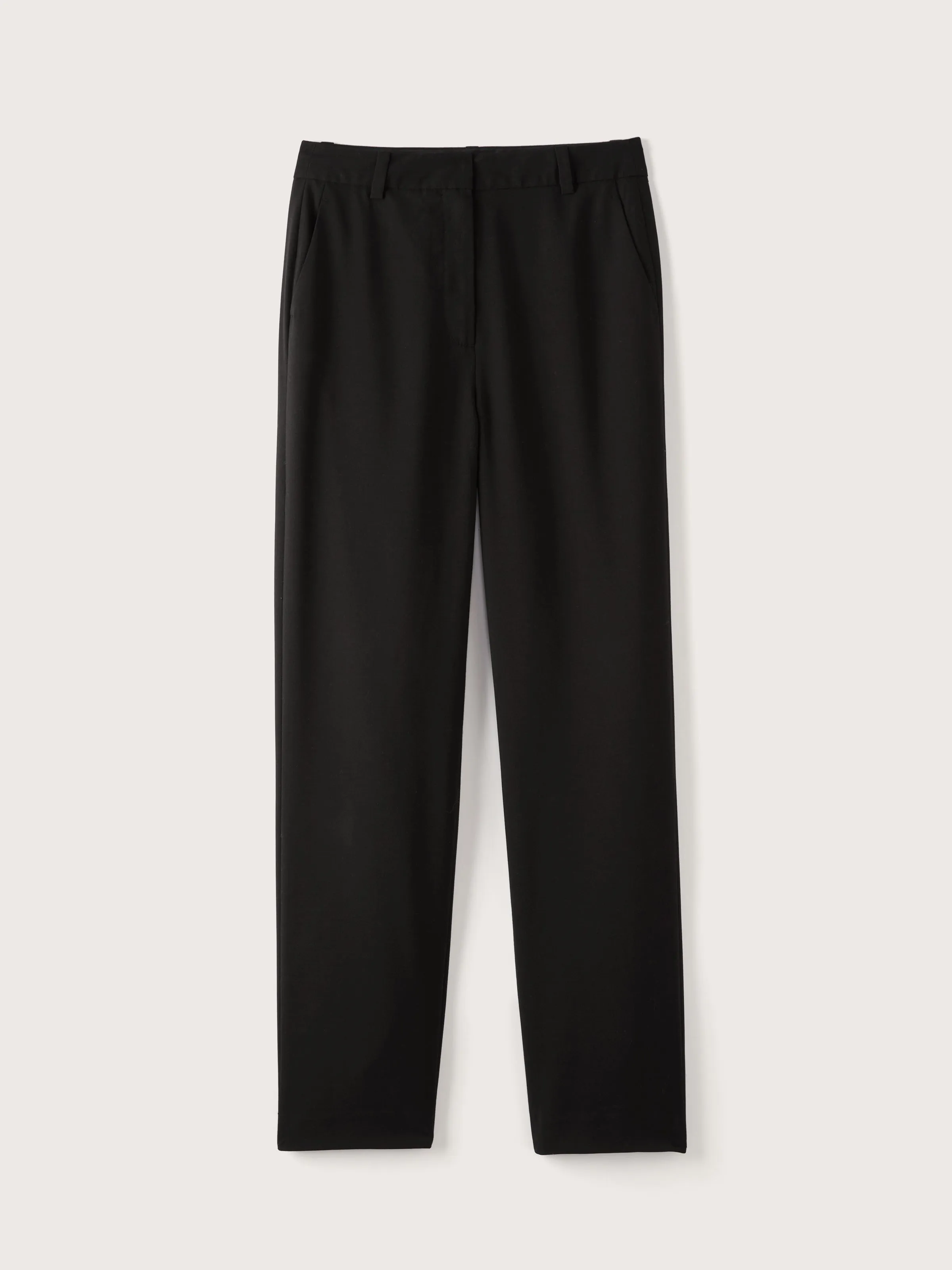 The Jane Straight Pant in Black