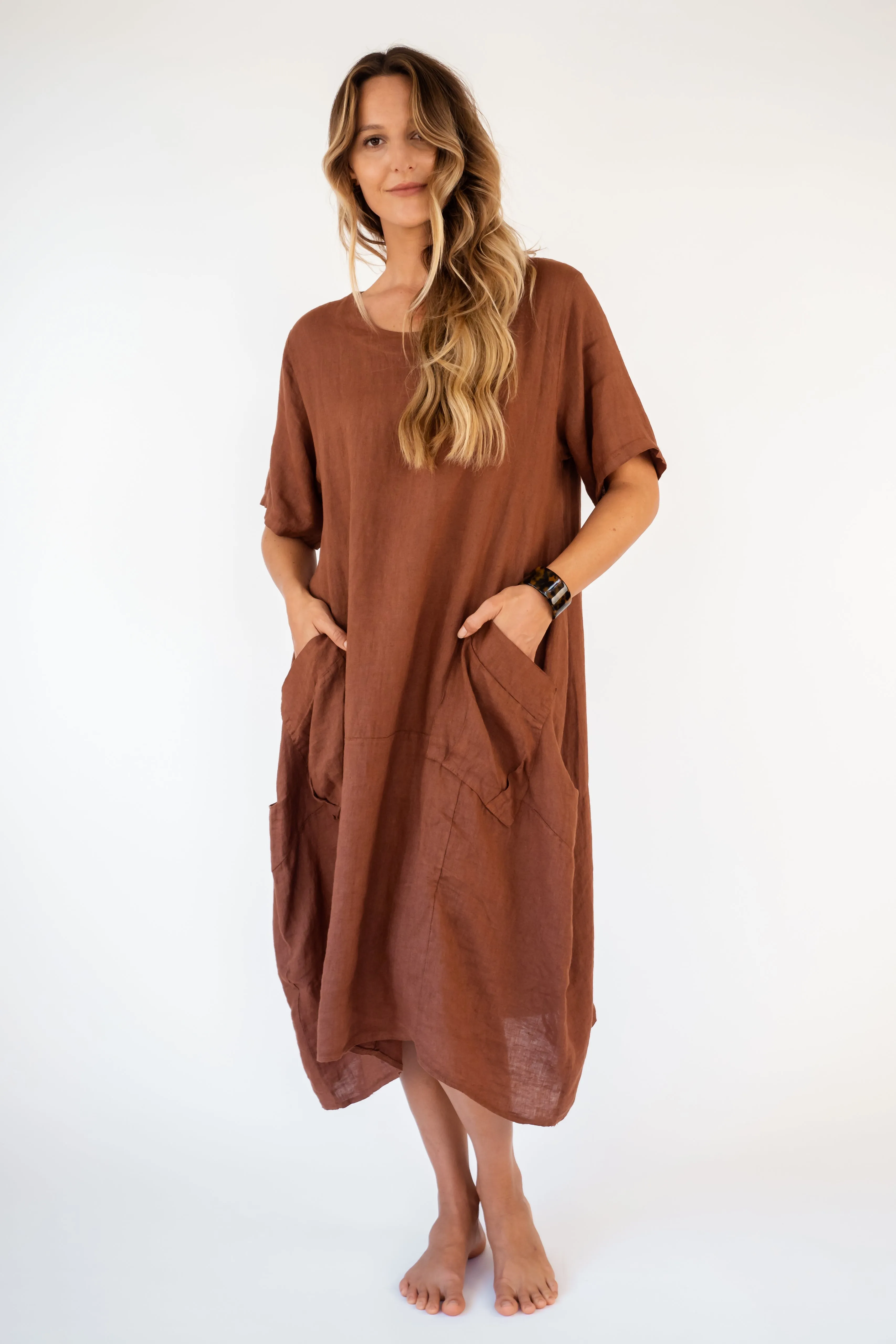 the KONA Linen  dress