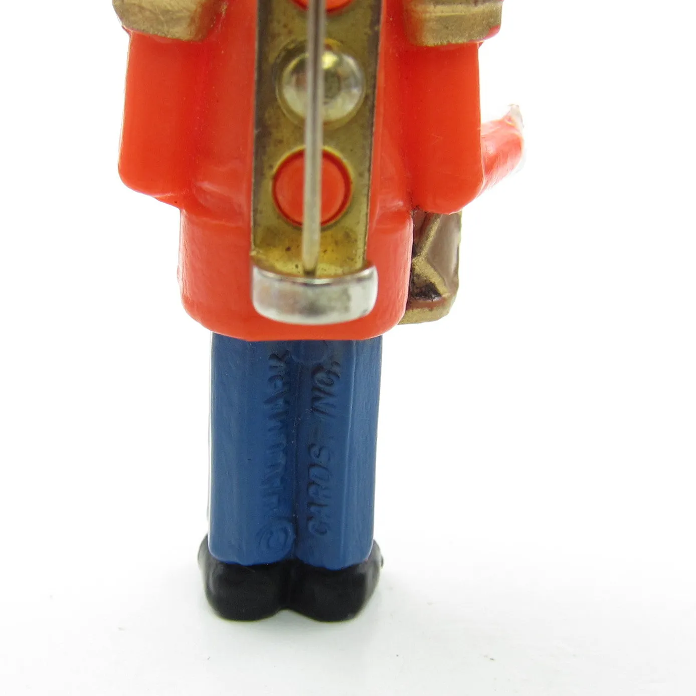 Toy Soldier with Drum Pin Vintage Hallmark Christmas Lapel