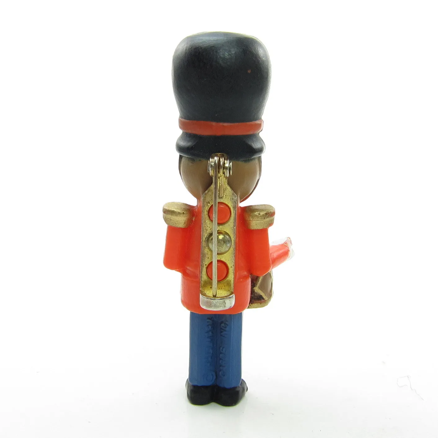 Toy Soldier with Drum Pin Vintage Hallmark Christmas Lapel