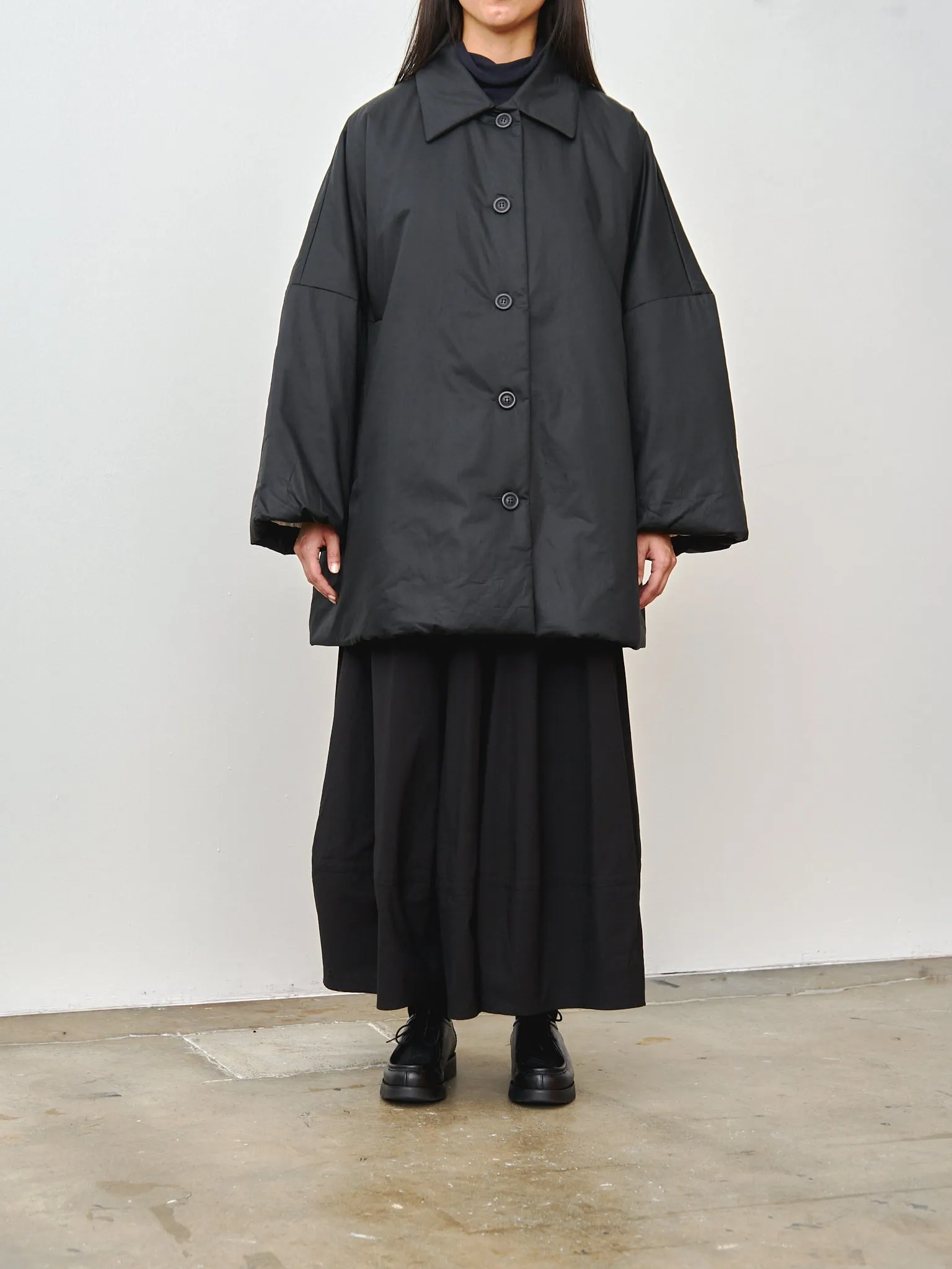 Triangle Coat - Black