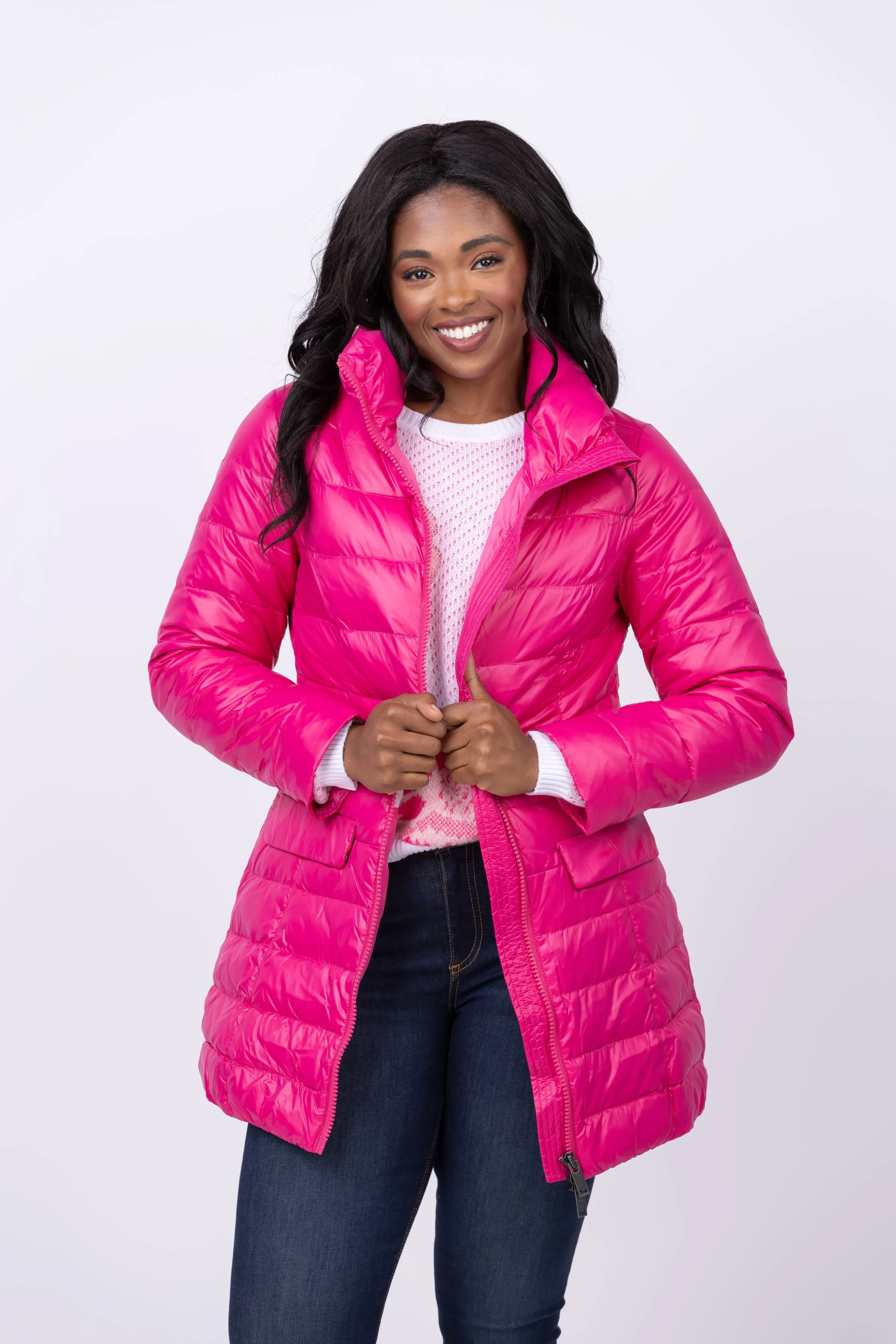 Tyler Boe Tracker Coat in Coco Pink