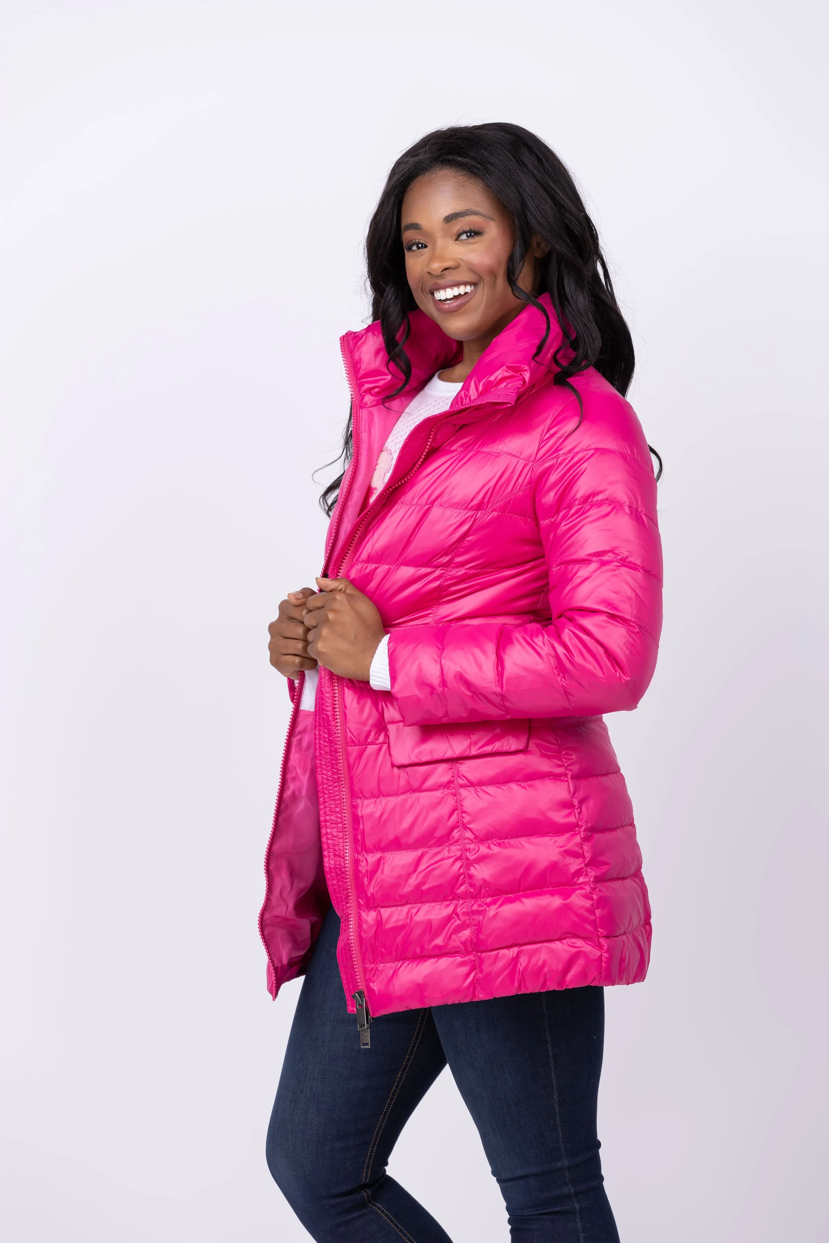 Tyler Boe Tracker Coat in Coco Pink