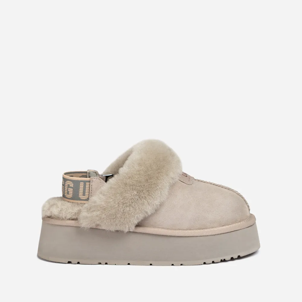 Ugg Coquette Platform Slipper (Elastic Logo & Wool Strap) (Detachable Feature)