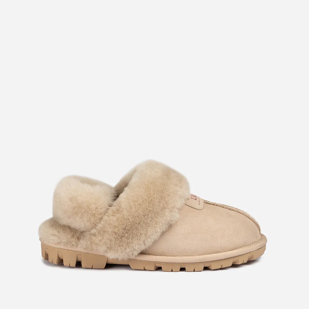 Ugg Coquette Slipper (Elastic Logo & Wool Strap) (Detachable Feature)