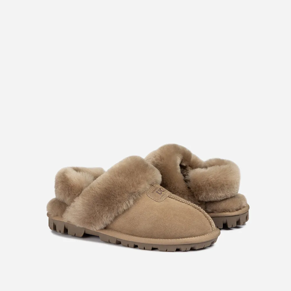 Ugg Coquette Slipper (Elastic Logo & Wool Strap) (Detachable Feature)