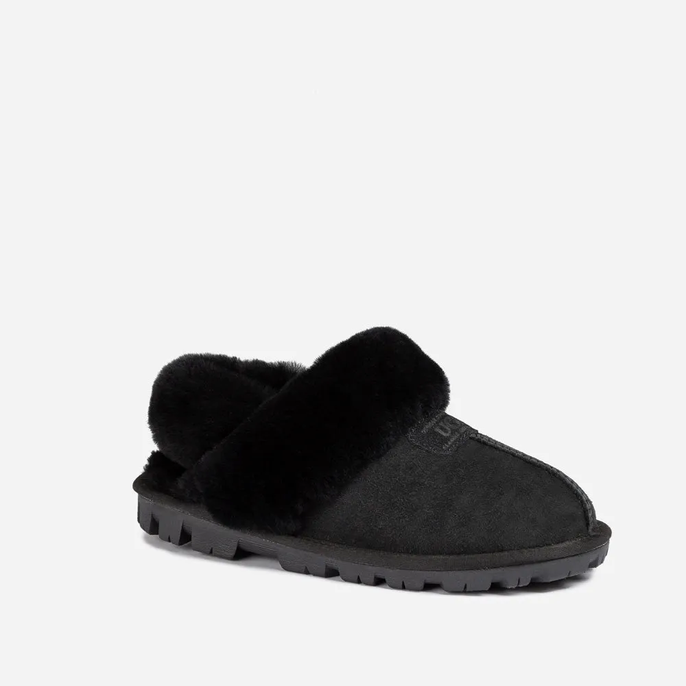 Ugg Coquette Slipper (Elastic Logo & Wool Strap) (Detachable Feature)