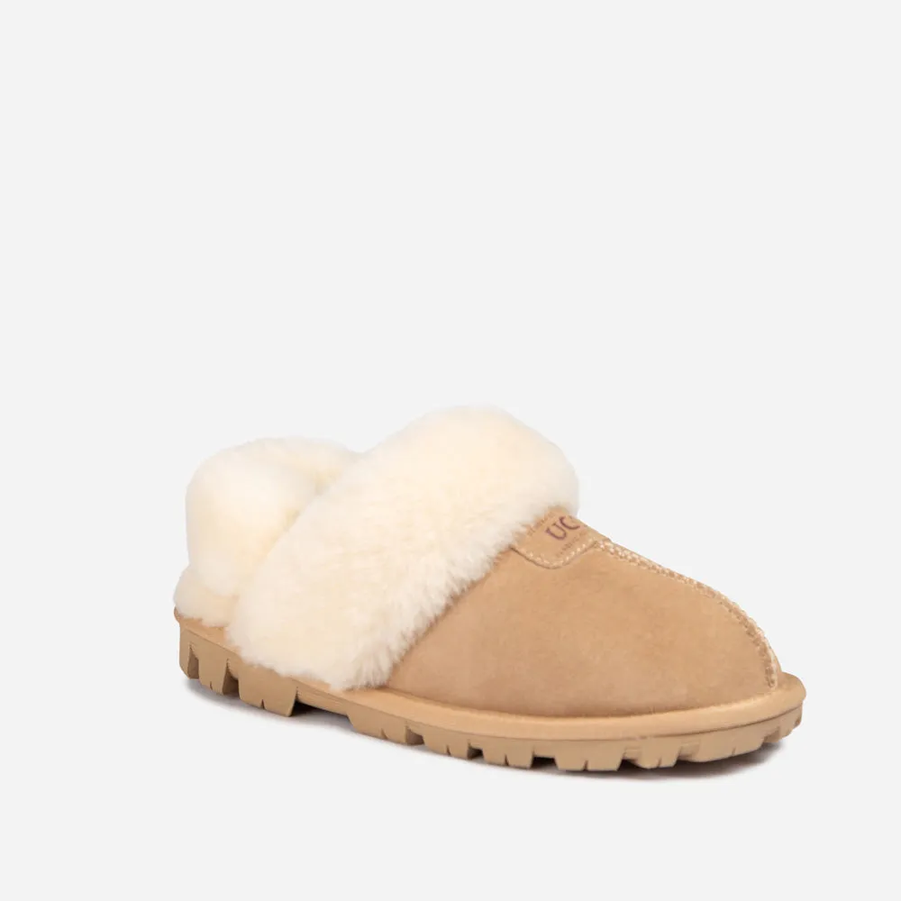 Ugg Coquette Slipper (Elastic Logo & Wool Strap) (Detachable Feature)