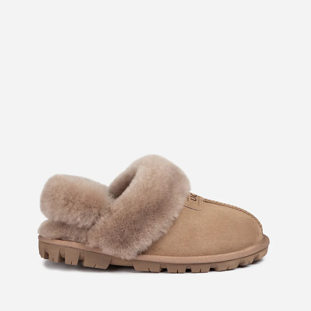 Ugg Coquette Slipper (Elastic Logo & Wool Strap) (Detachable Feature)