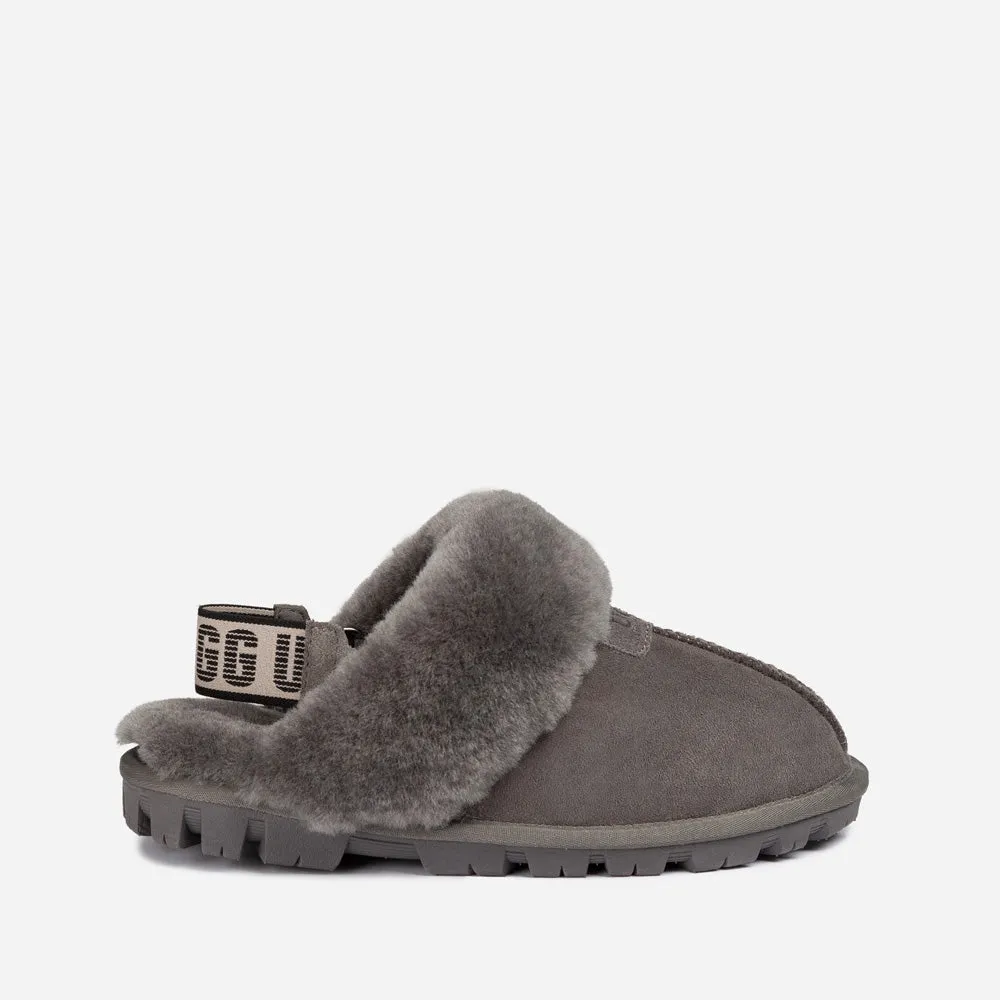 Ugg Coquette Slipper (Elastic Logo & Wool Strap) (Detachable Feature)