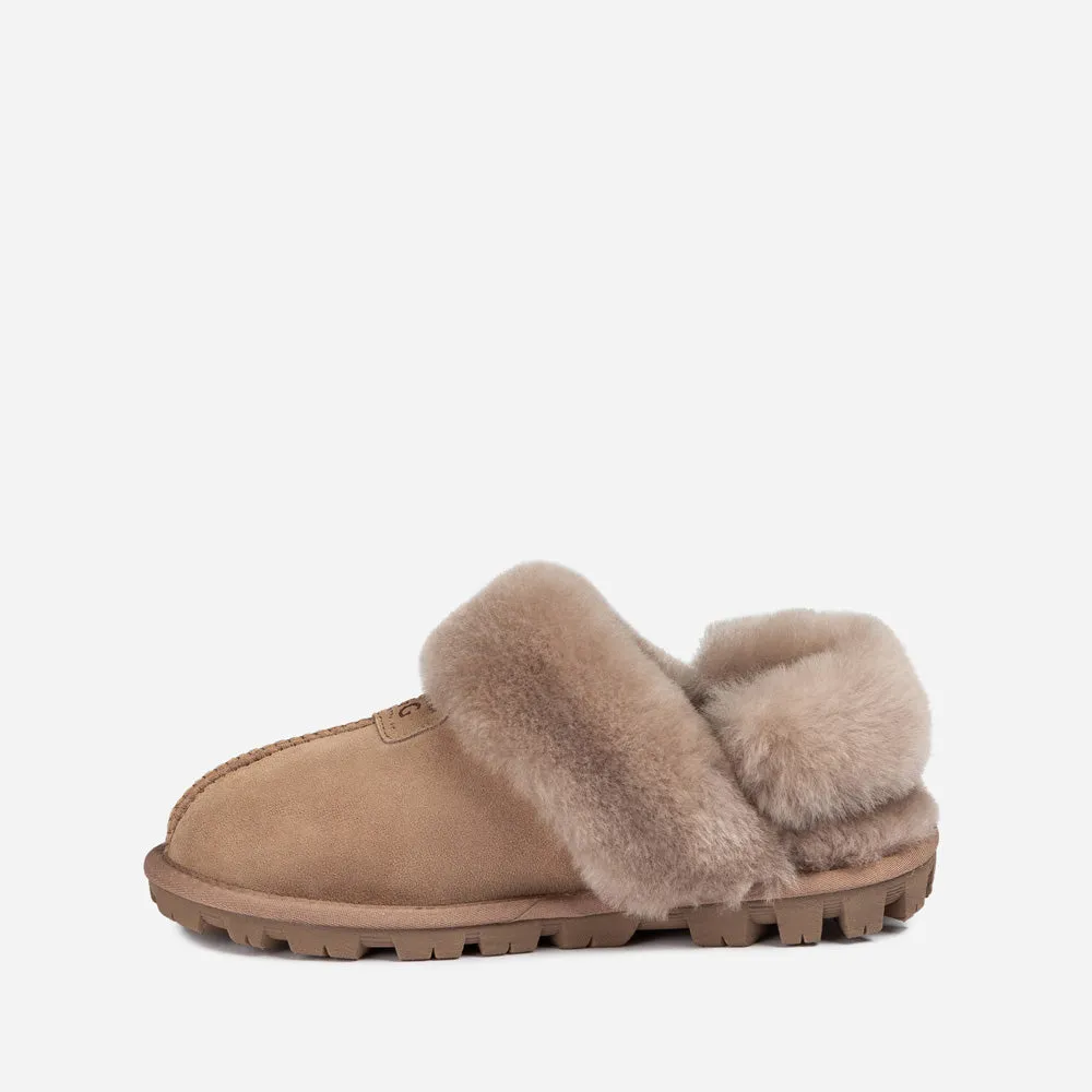 Ugg Coquette Slipper (Elastic Logo & Wool Strap) (Detachable Feature)