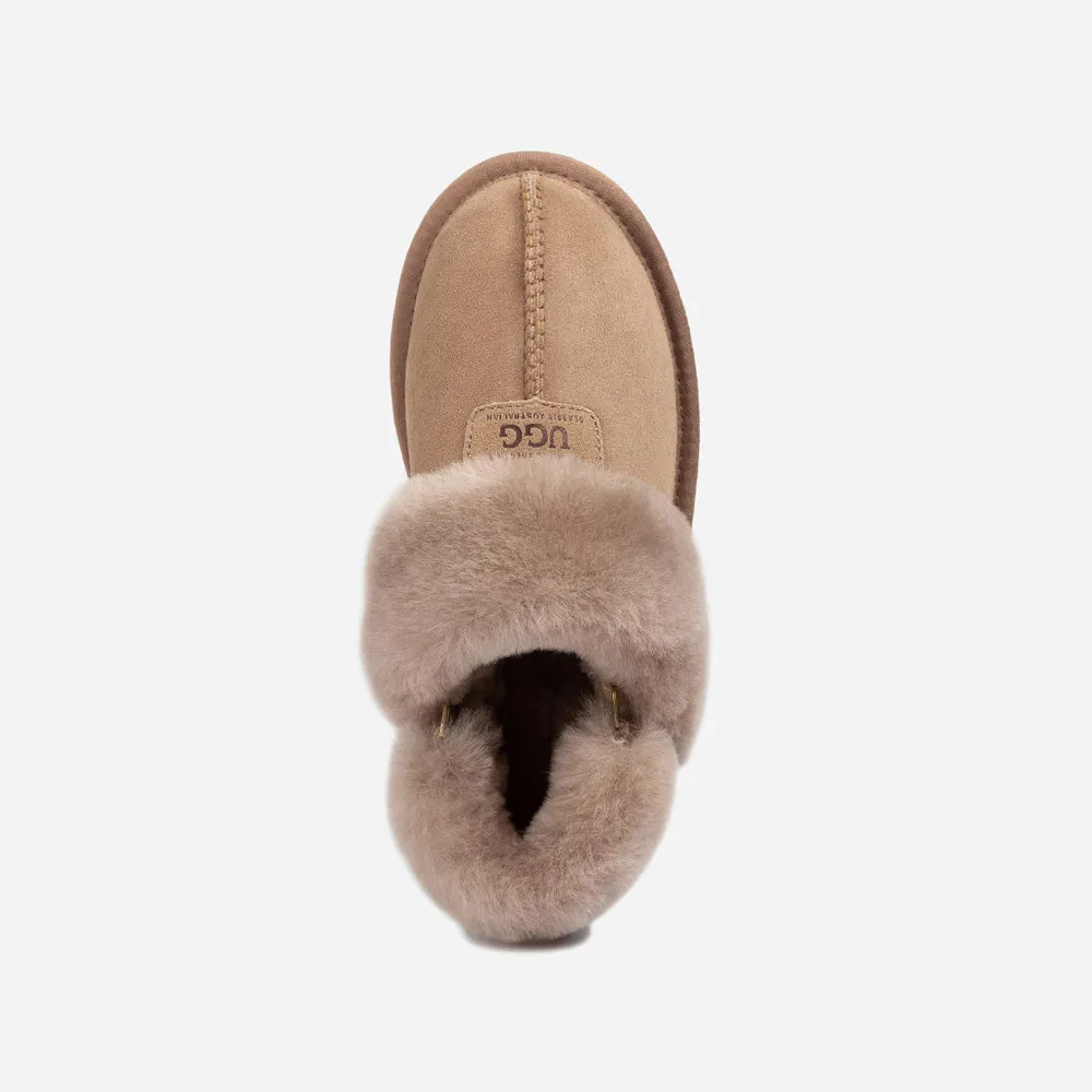 Ugg Coquette Slipper (Elastic Logo & Wool Strap) (Detachable Feature)