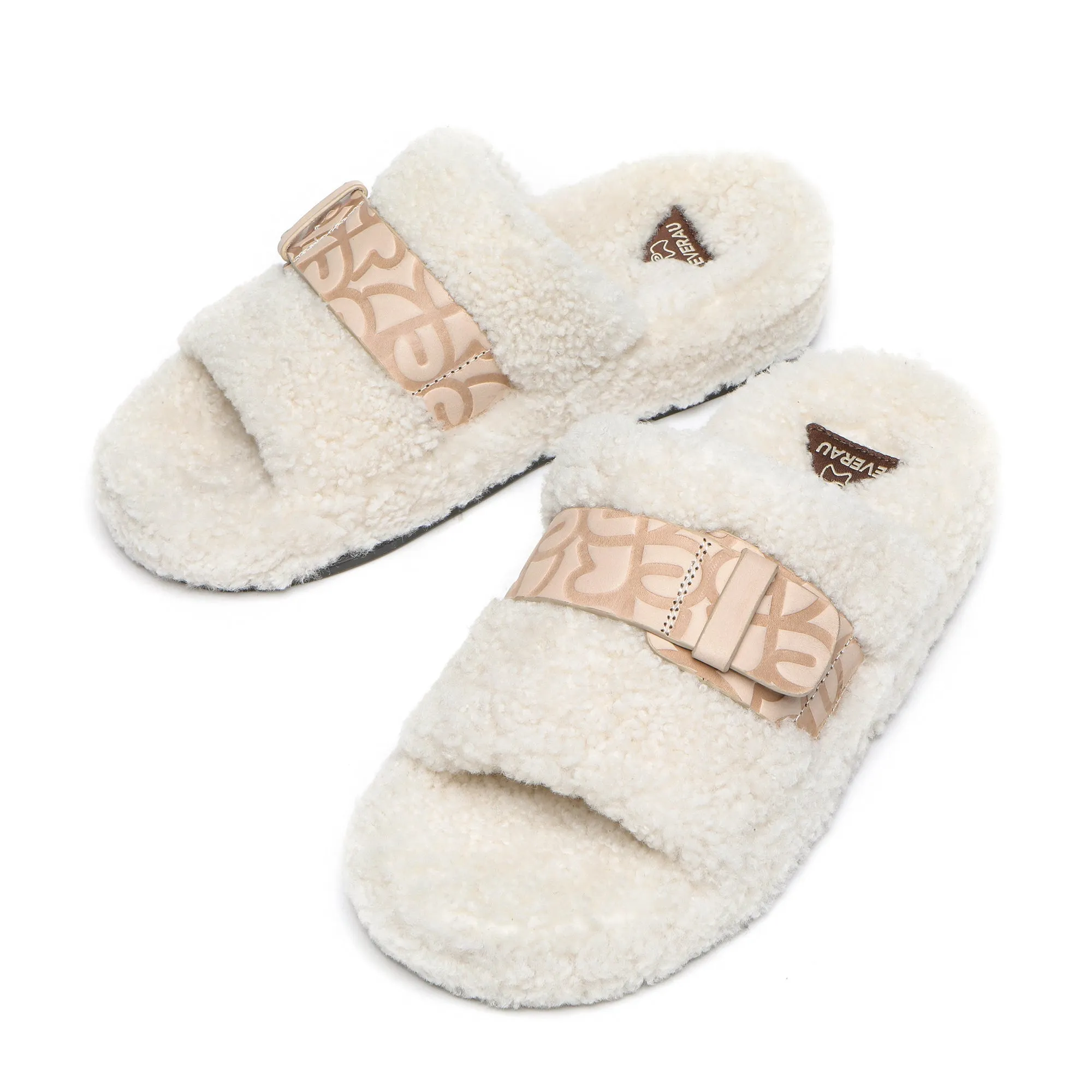 UGG Georgie Sheepskin Wool Slides