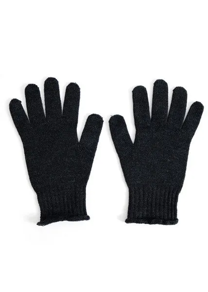 Uimi Jasmine Jersey Glove Merino Wool Black