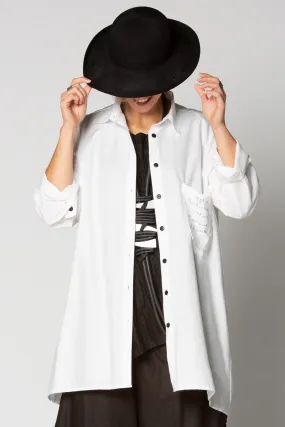 Ulla Shirt in White Carnaby