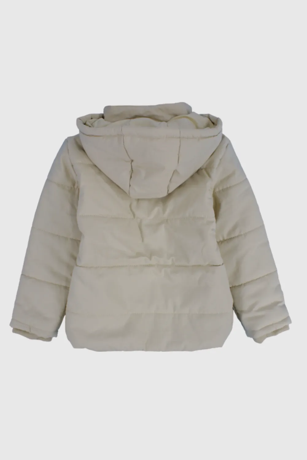 Unisex Beige Puffer Jacket