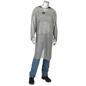 US Mesh USM-4352L-XXXL Stainless Steel Mesh Tunic with Extended Apron Front with Belly Guard