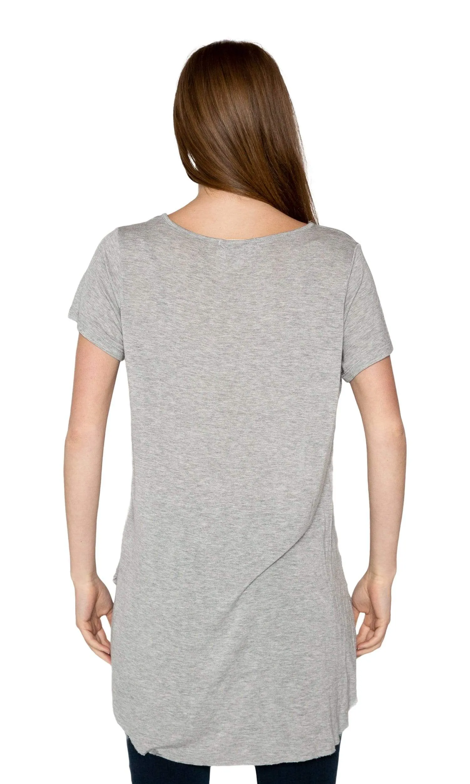 Valln Scoop Tail Tee - Breathe