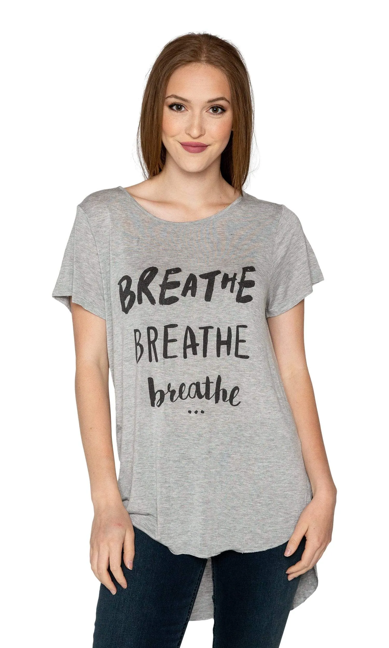 Valln Scoop Tail Tee - Breathe