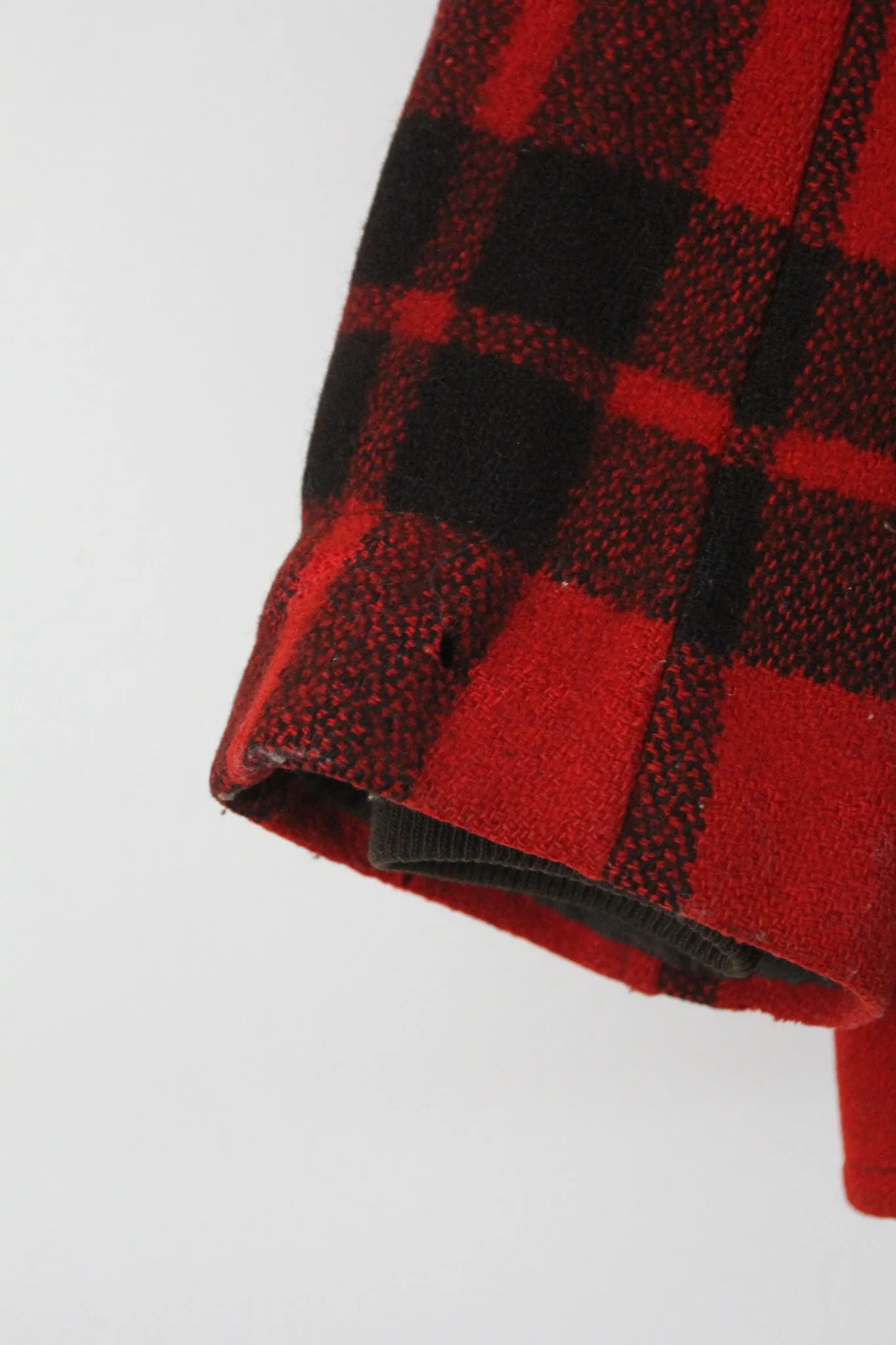 vintage 40s Sportclad wool plaid coat