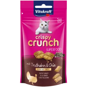 Vitakraft Cat Crispy Crunch with Turkey & Chia 60g