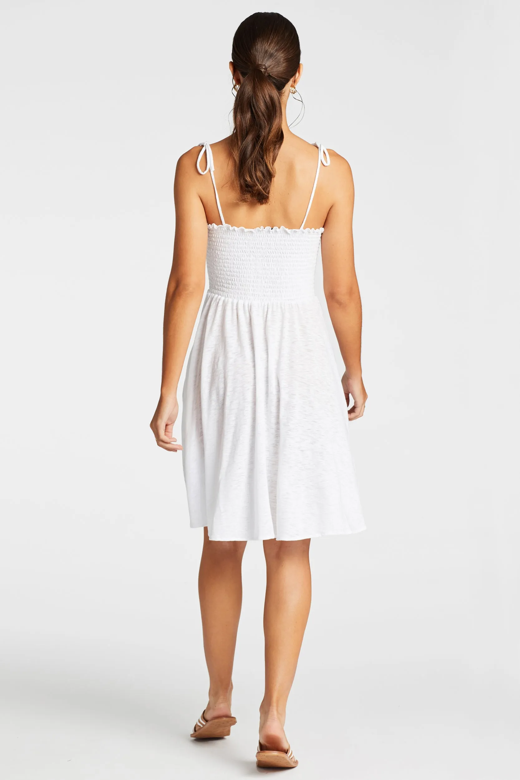 Vitamin A White EcoCotton Gigi Dress