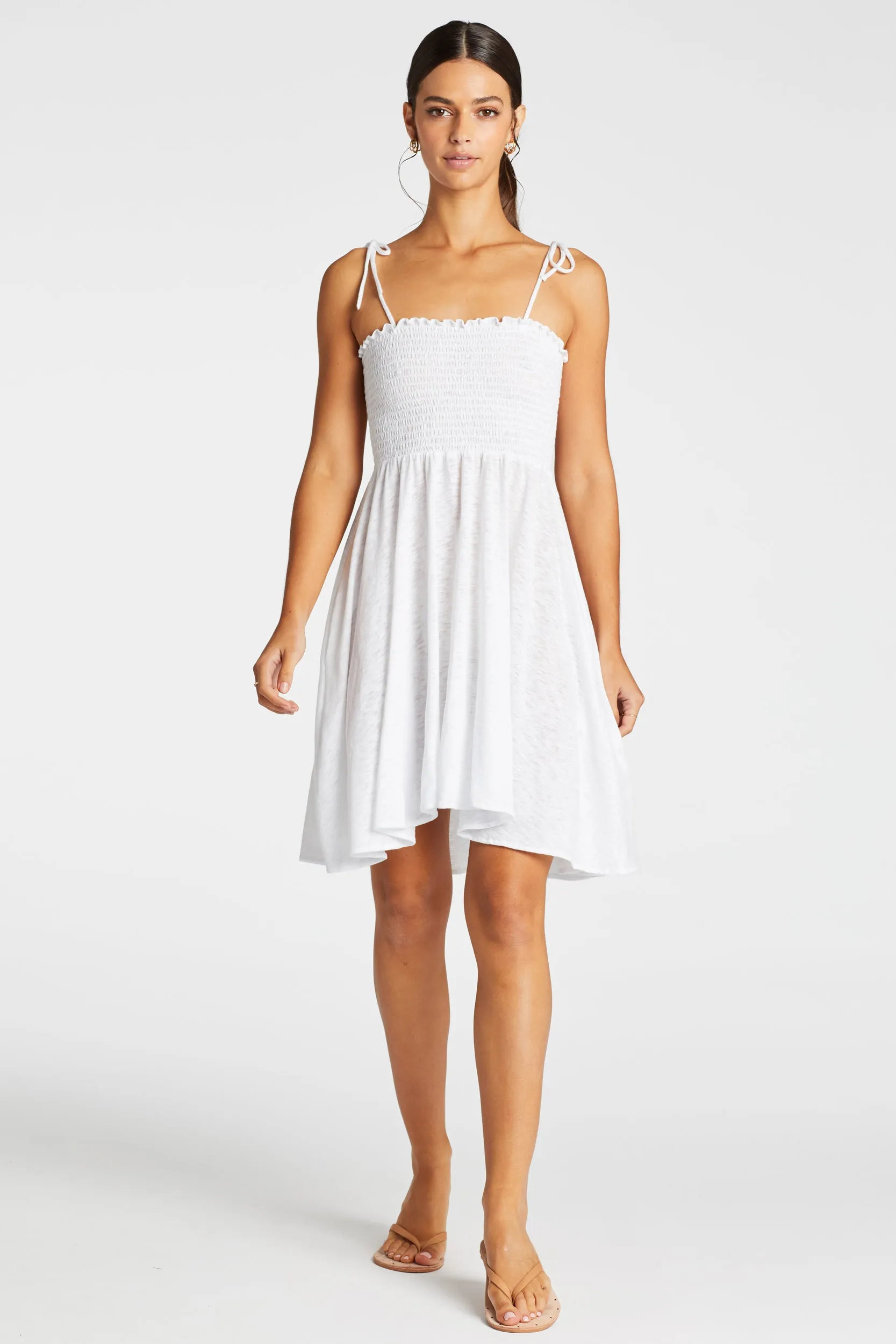 Vitamin A White EcoCotton Gigi Dress