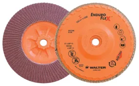 Walter 06B606 6" 60 Grit Spin-On Enduro-Flex Flap Disc