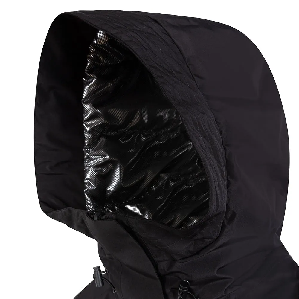 Waterproof reversible Puffer Jacket - Black