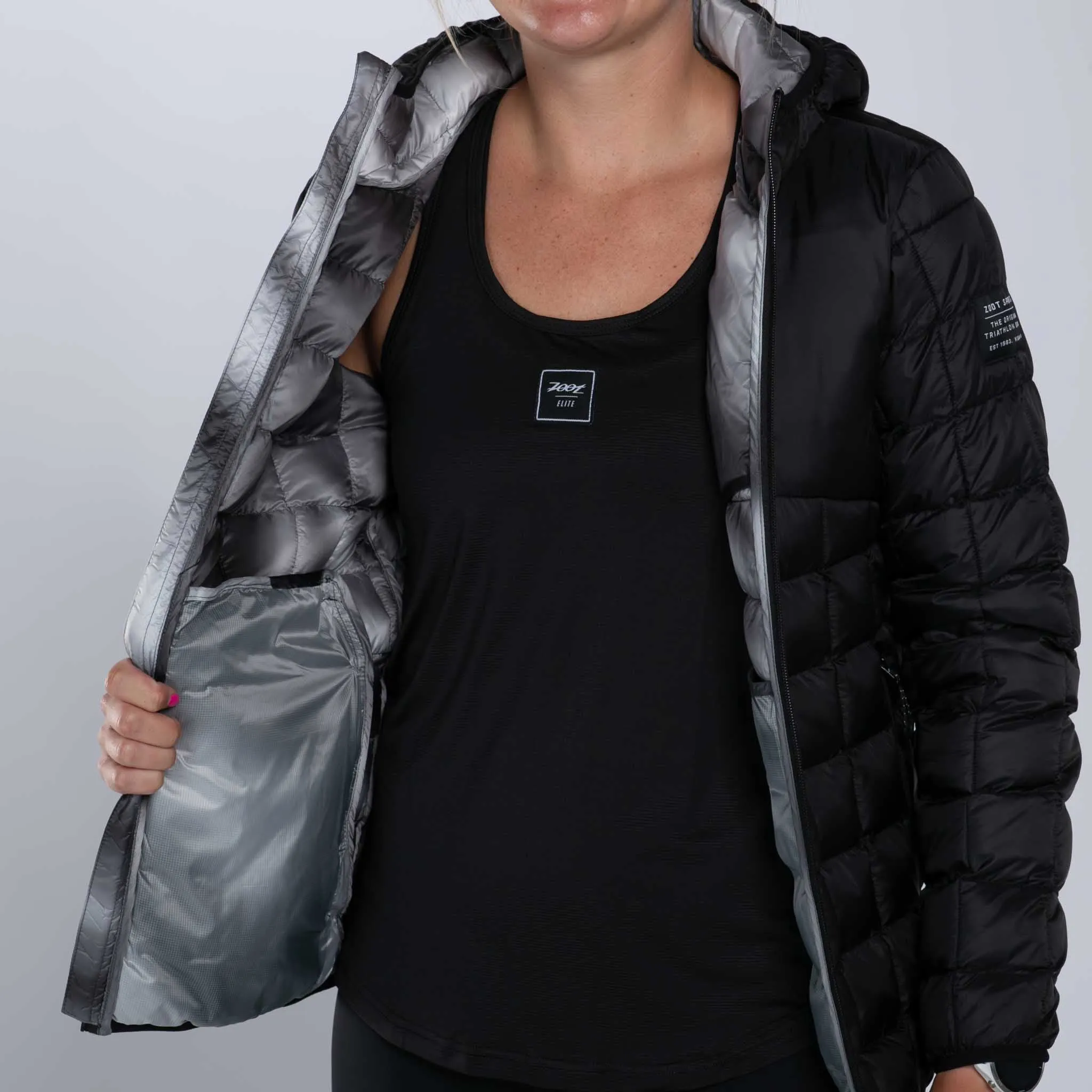 Women's Elite Puffer Jacket - Black