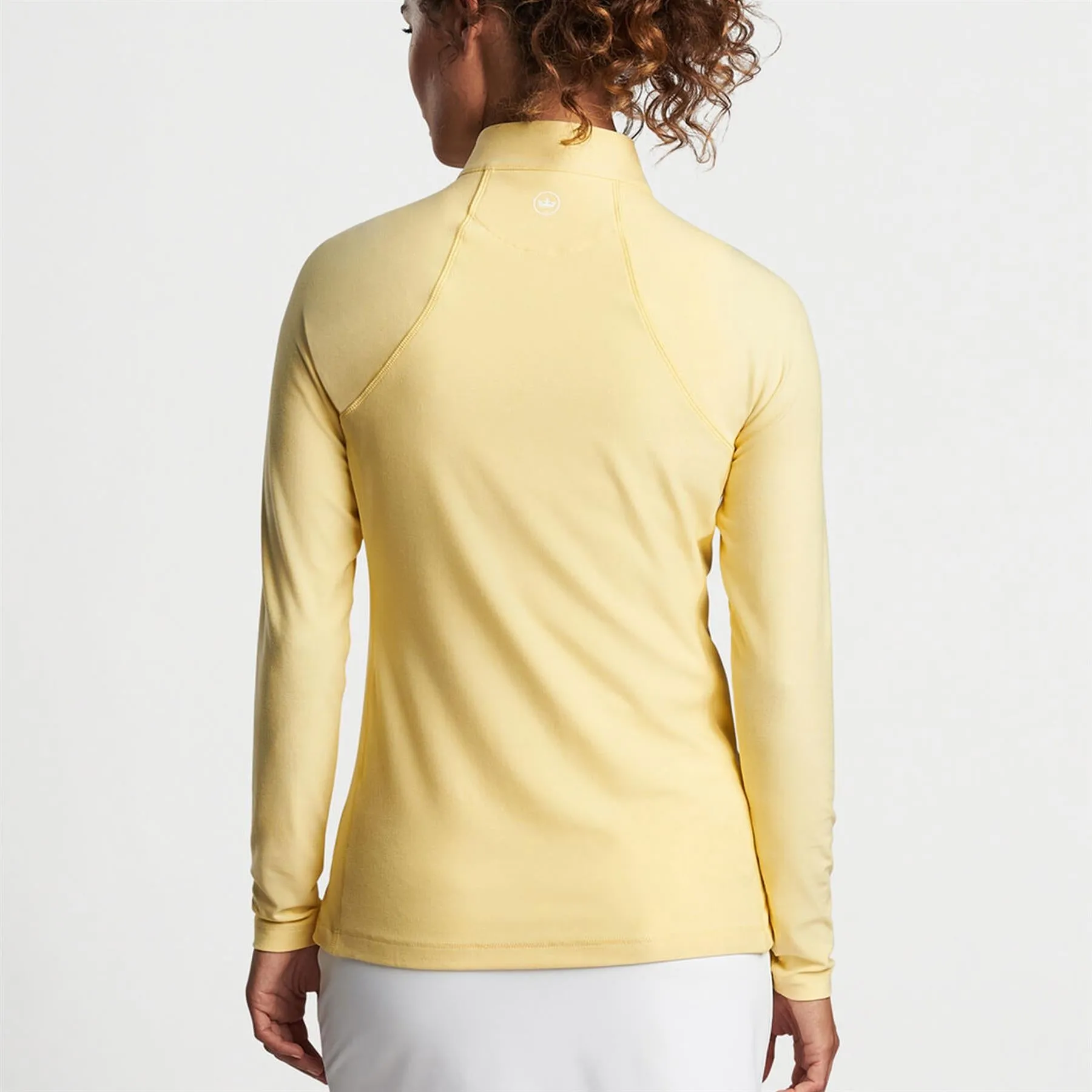 Womens Melange Raglan Sleeve Perth Mid Layer Morning Sun - SS24