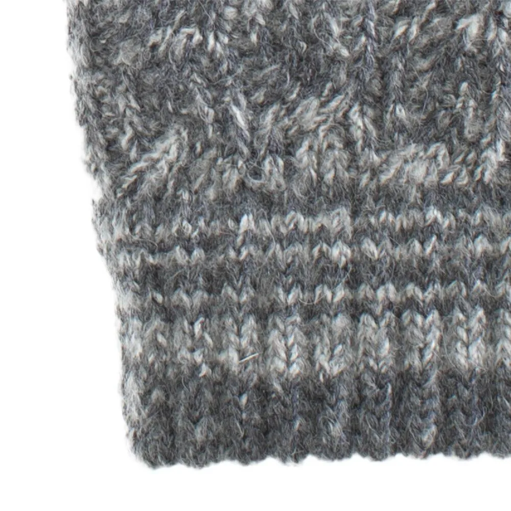 Women’s Recycled Fine Gauge Cable Knit Mittens