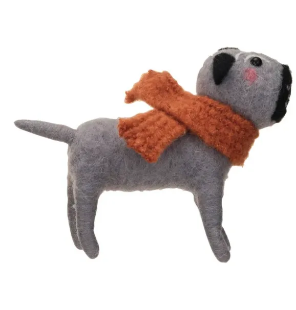 Wool Felt Christmas Dogs