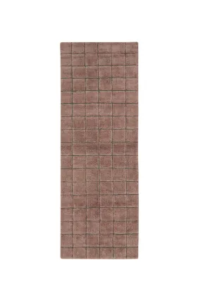 WOOL RUNNER RUG MOSAIC QUARTZ