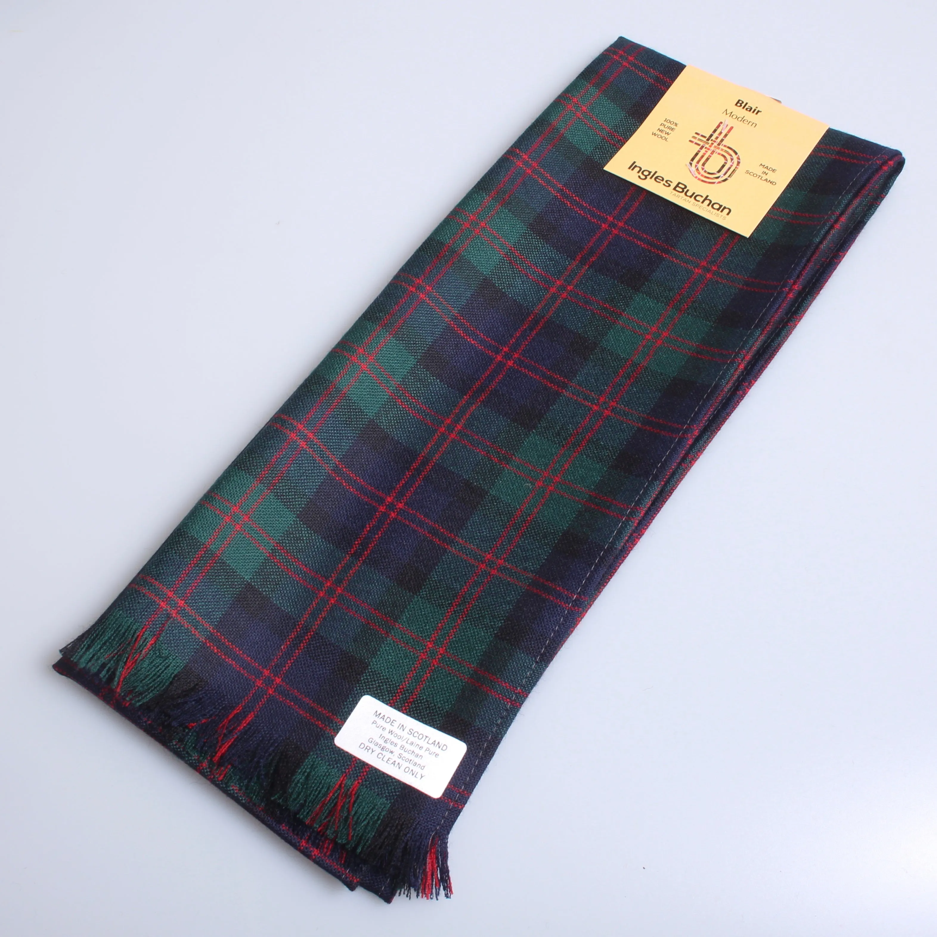 Wool Scarf in Blair Modern Tartan