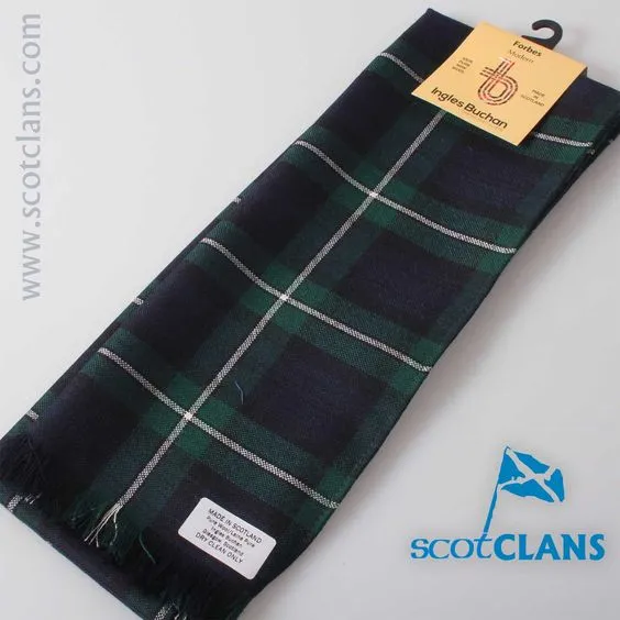 Wool Scarf in Forbes Modern Tartan