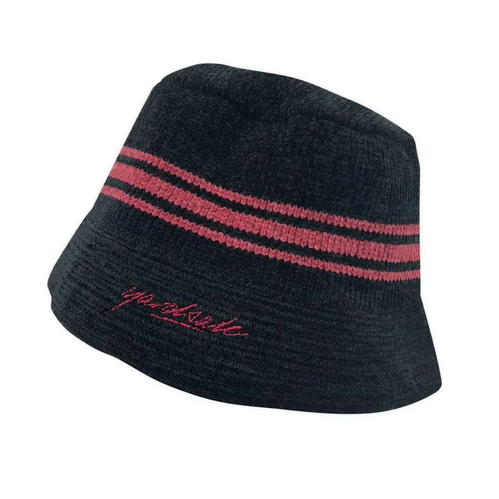 Yardsale Chenille Bucket Hat Black