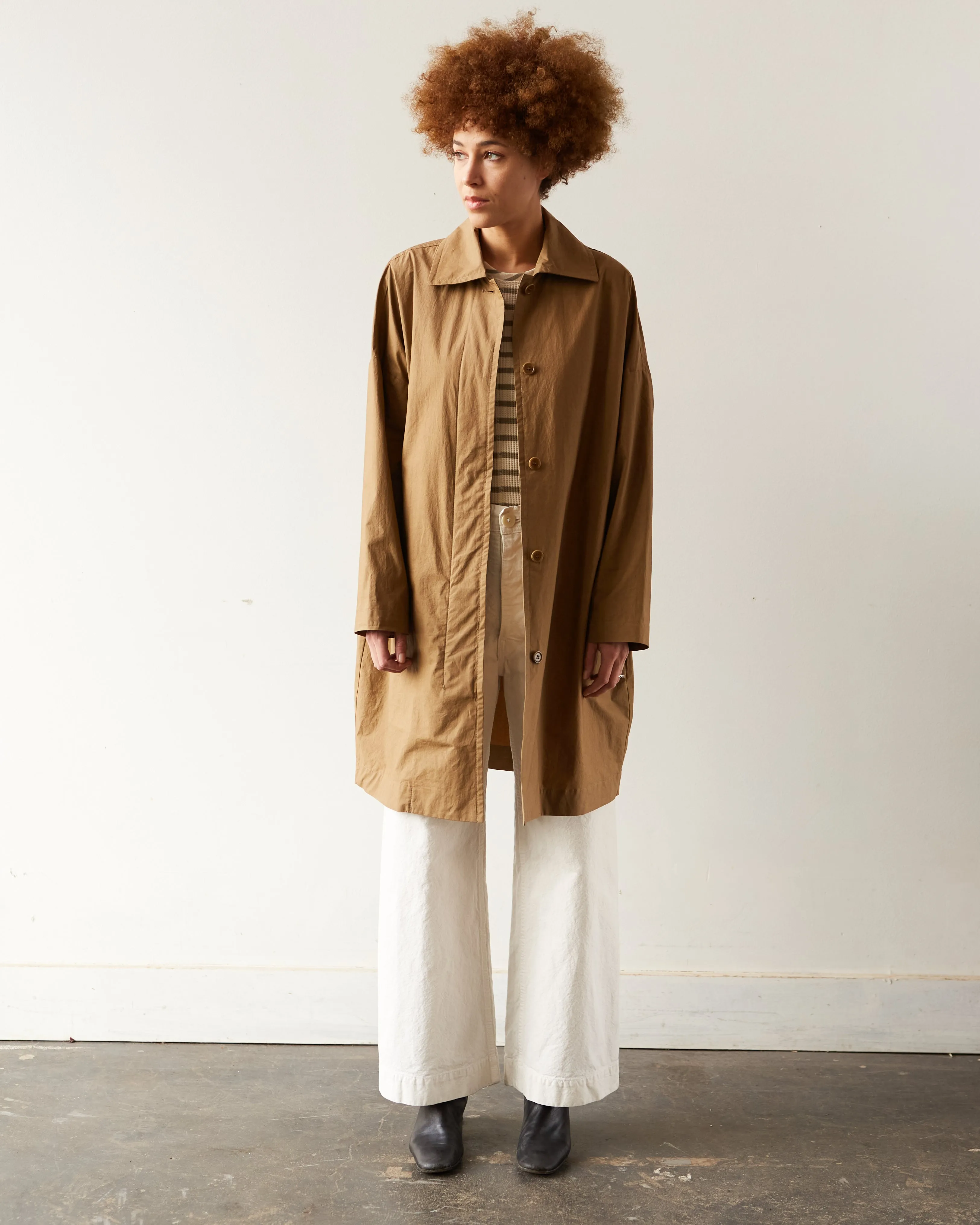 YMC Cocoon Coat, Brown