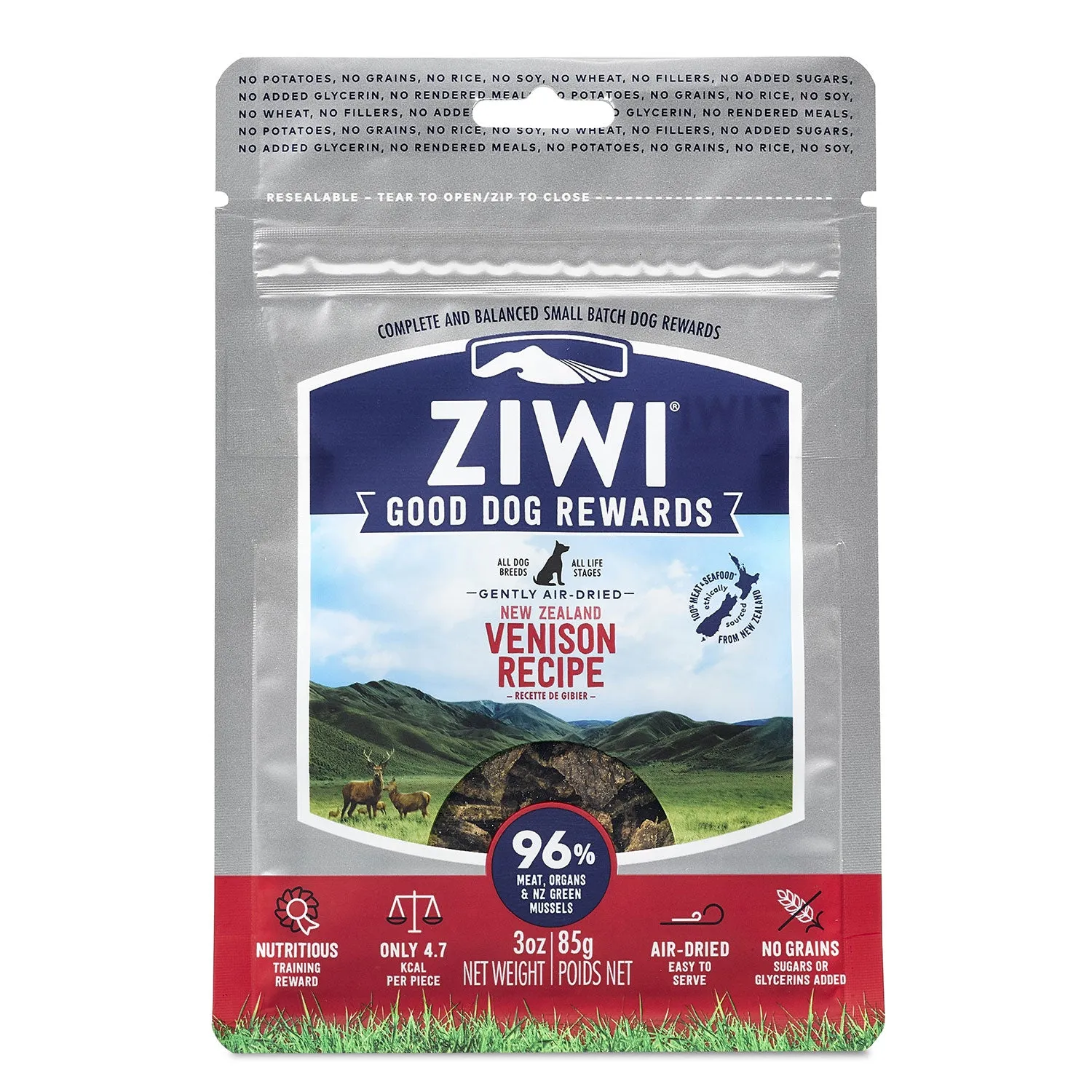 ZIWI Peak Good Dog Rewards Venison Dog Treat 85g