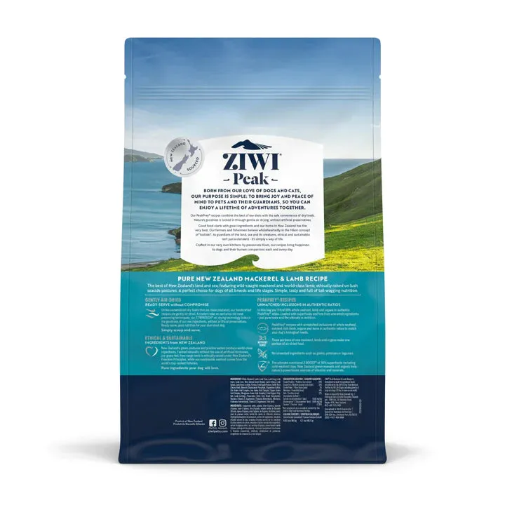 ZiwiPeak Daily-Dog Mackerel & Lamb Cuisine Air-Dried Dog Food