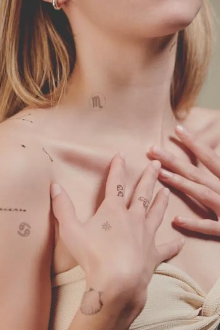 Zodiac Collection: Earth Signs Temporary Tattoo Pack